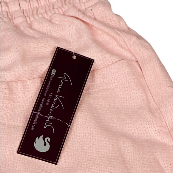 Gloria Vanderbilt Jenna Bermuda Shorts Pastel Pink Linen Size: 2X - Picture 9 of 12